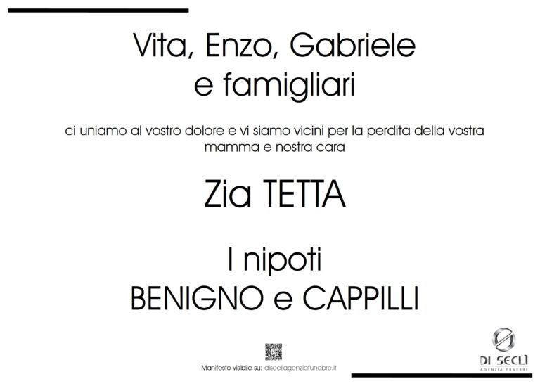 I nipoti Benigno e Cappilli