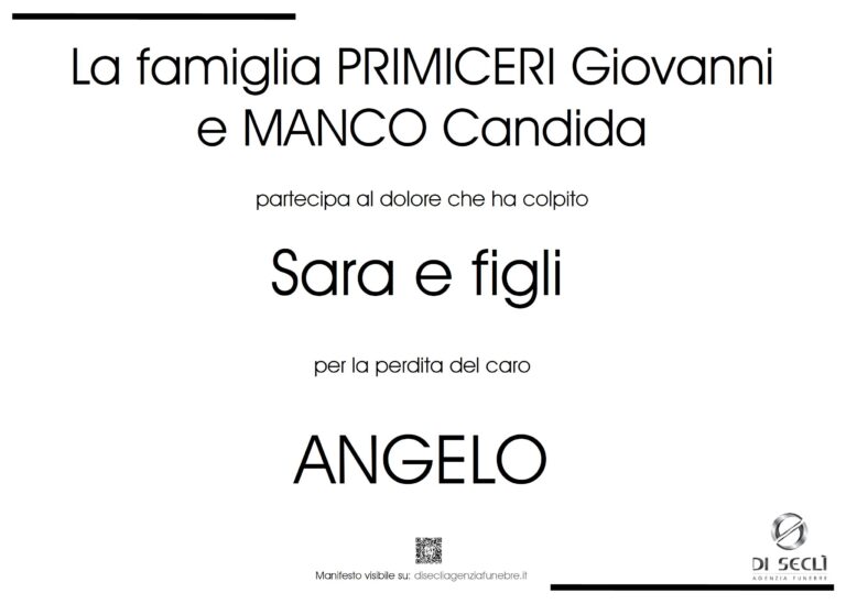 La famiglia Primiceri e Manco