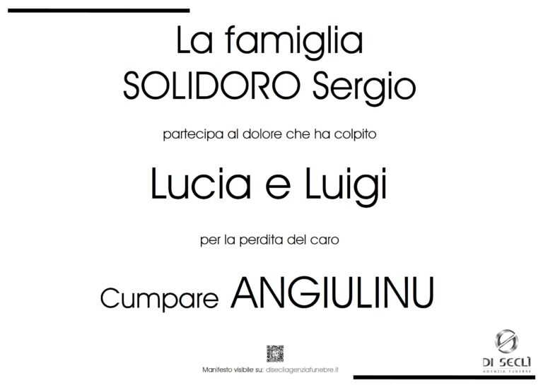La famiglia Solidoro Sergio
