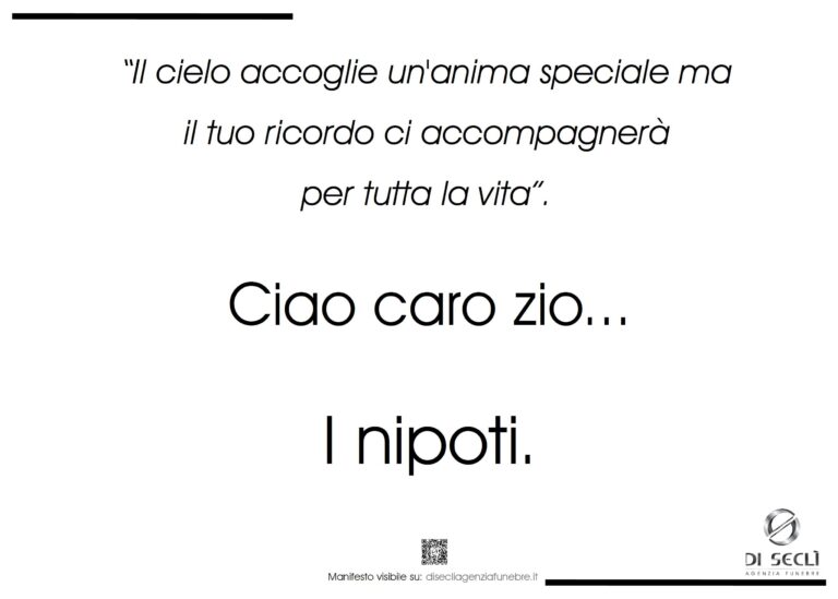 I nipoti al caro Zio