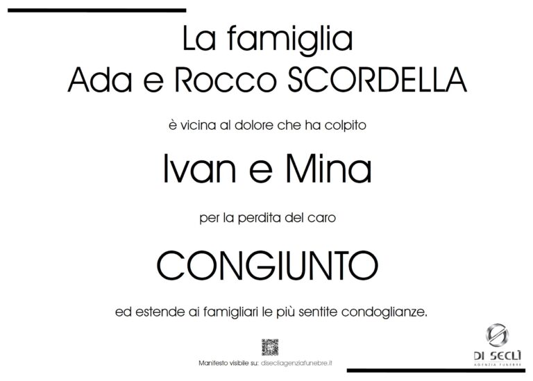 La famiglia Ada e Rocco Scordella