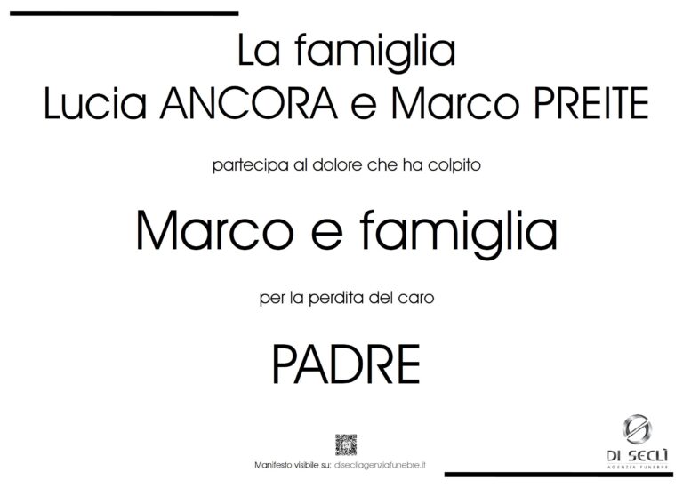 La famiglia Lucia Ancora e Marco Preite