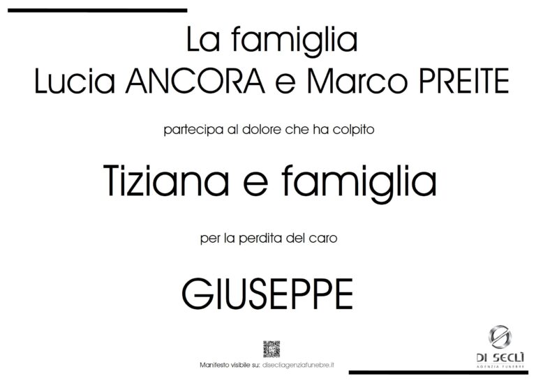 La famiglia Lucia Ancora e Marco Preite