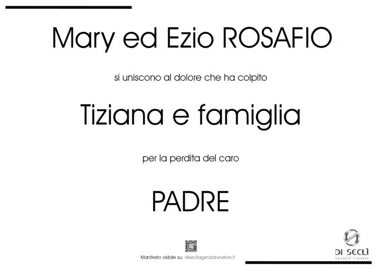 Mary ed Ezio Rosafio